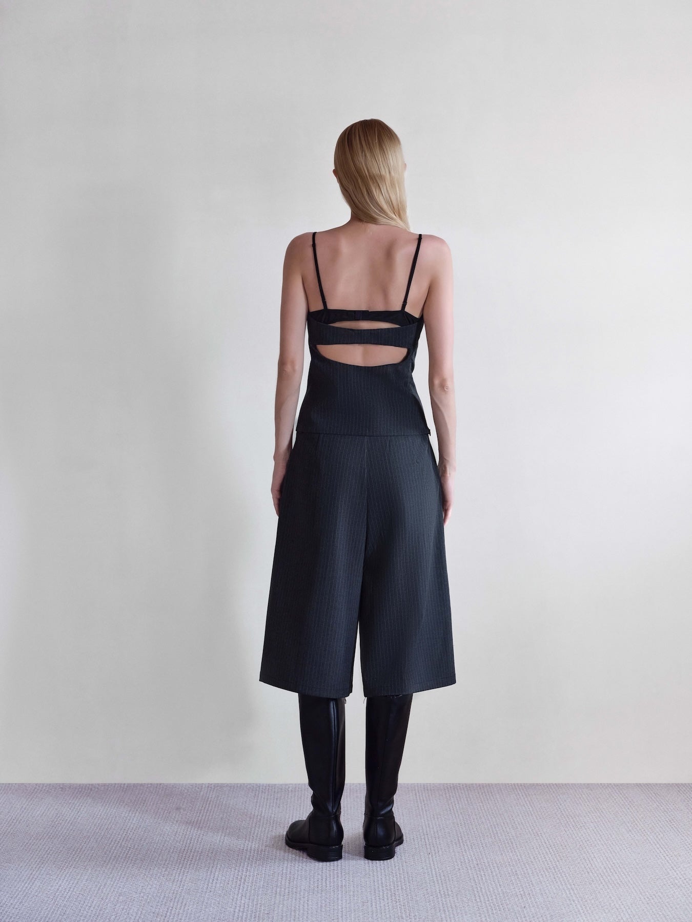 Gene Striped Boxy Shorts