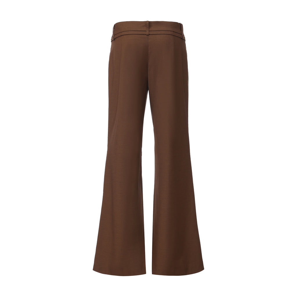 Slope Flare Pants Brown