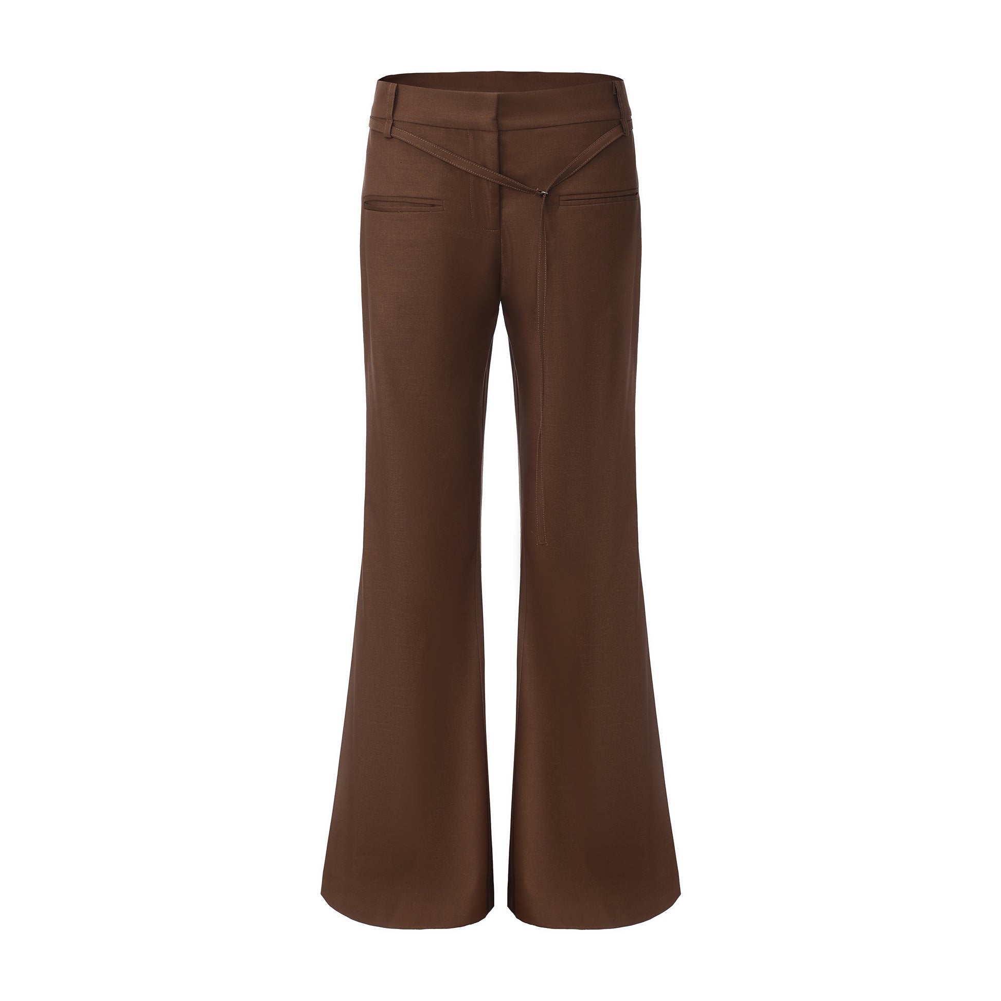Slope Flare Pants Brown
