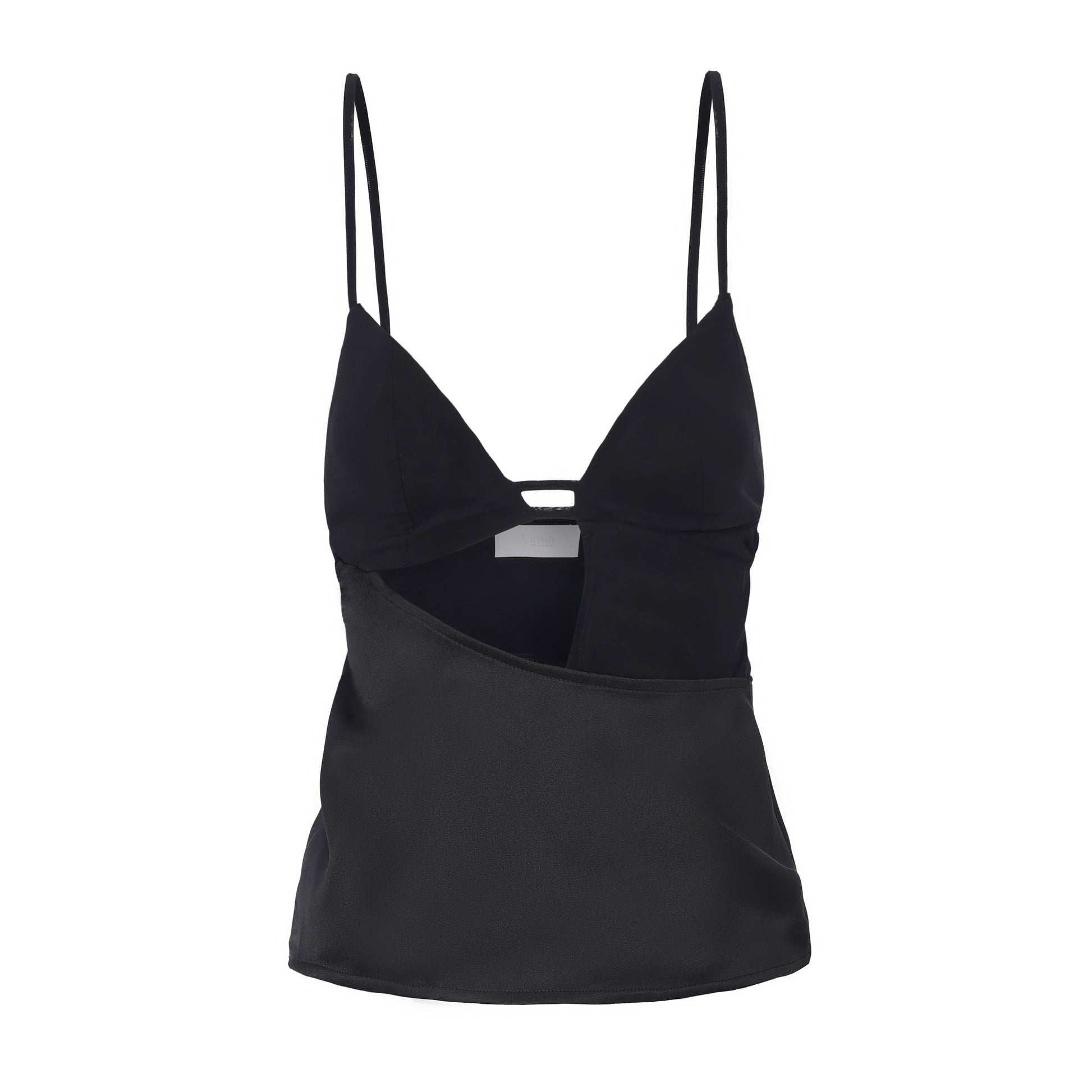 Halo Satin Paneled Top