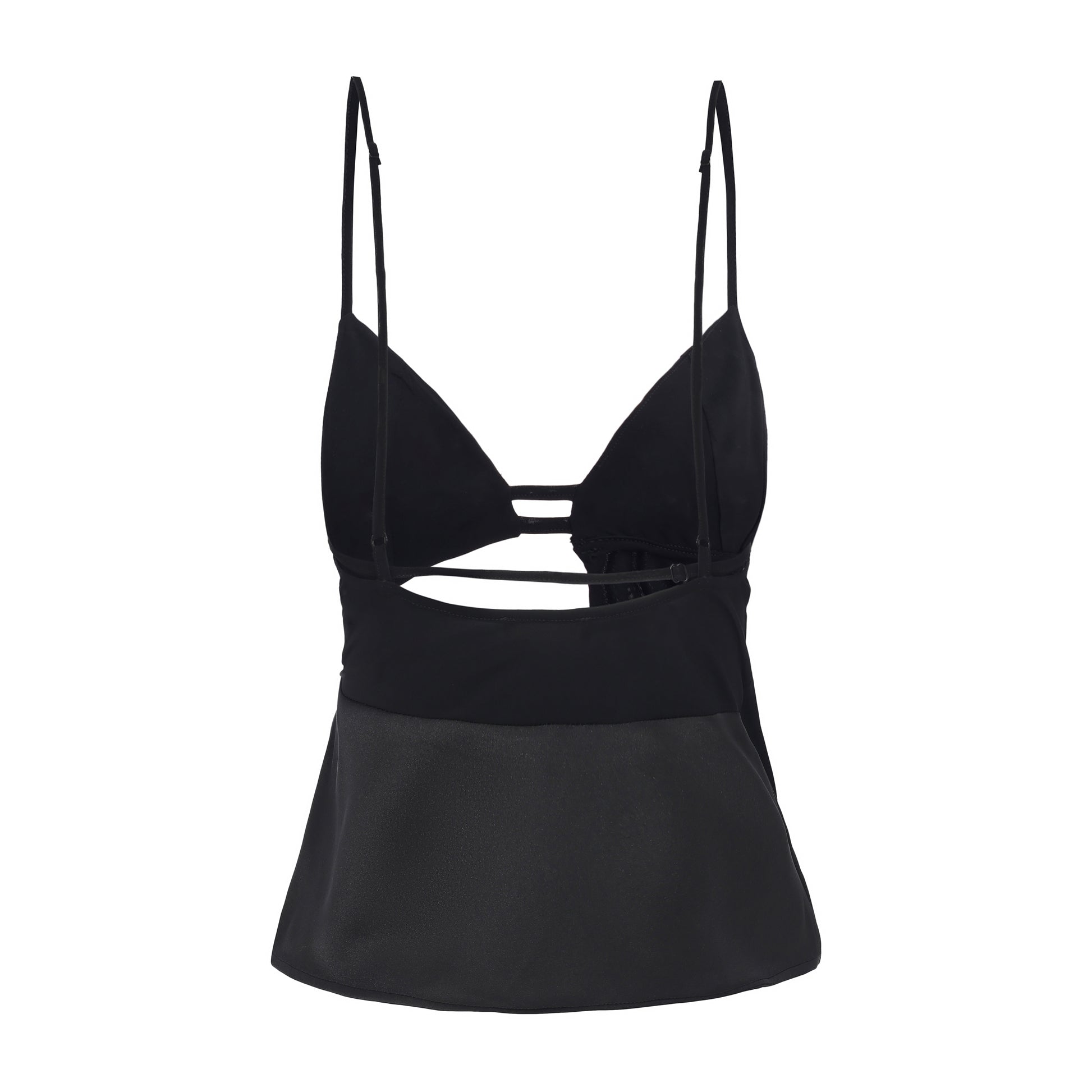 Halo Satin Paneled Top