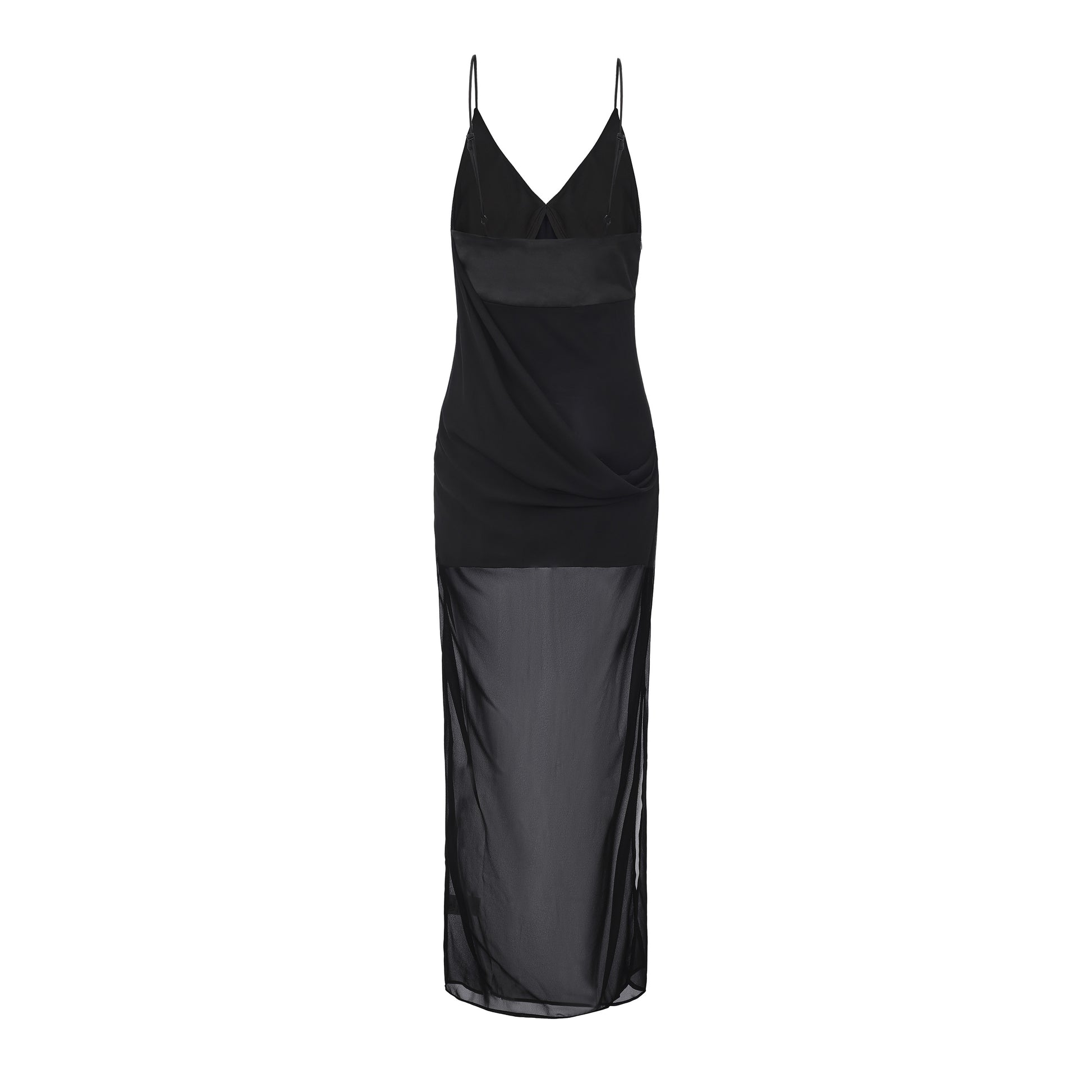 Cascade Drape Dress