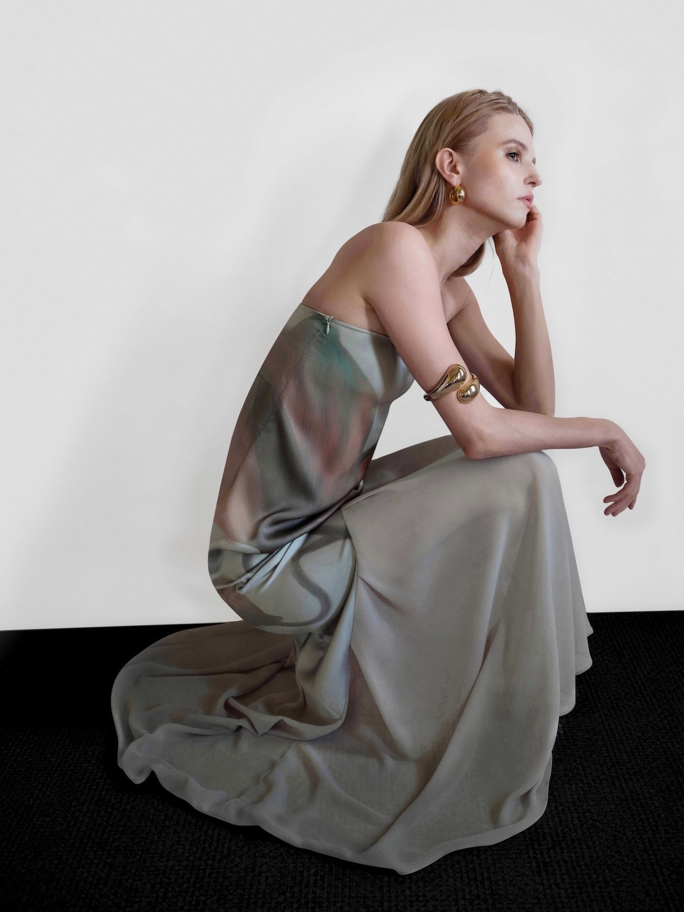 Strapless Oceana Maxi Dress