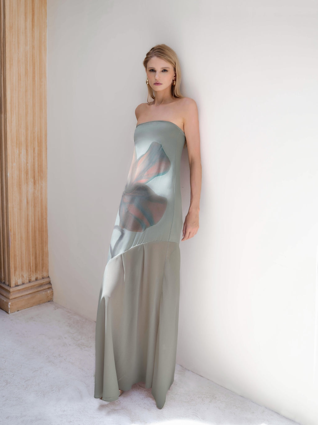 Strapless Oceana Maxi Dress