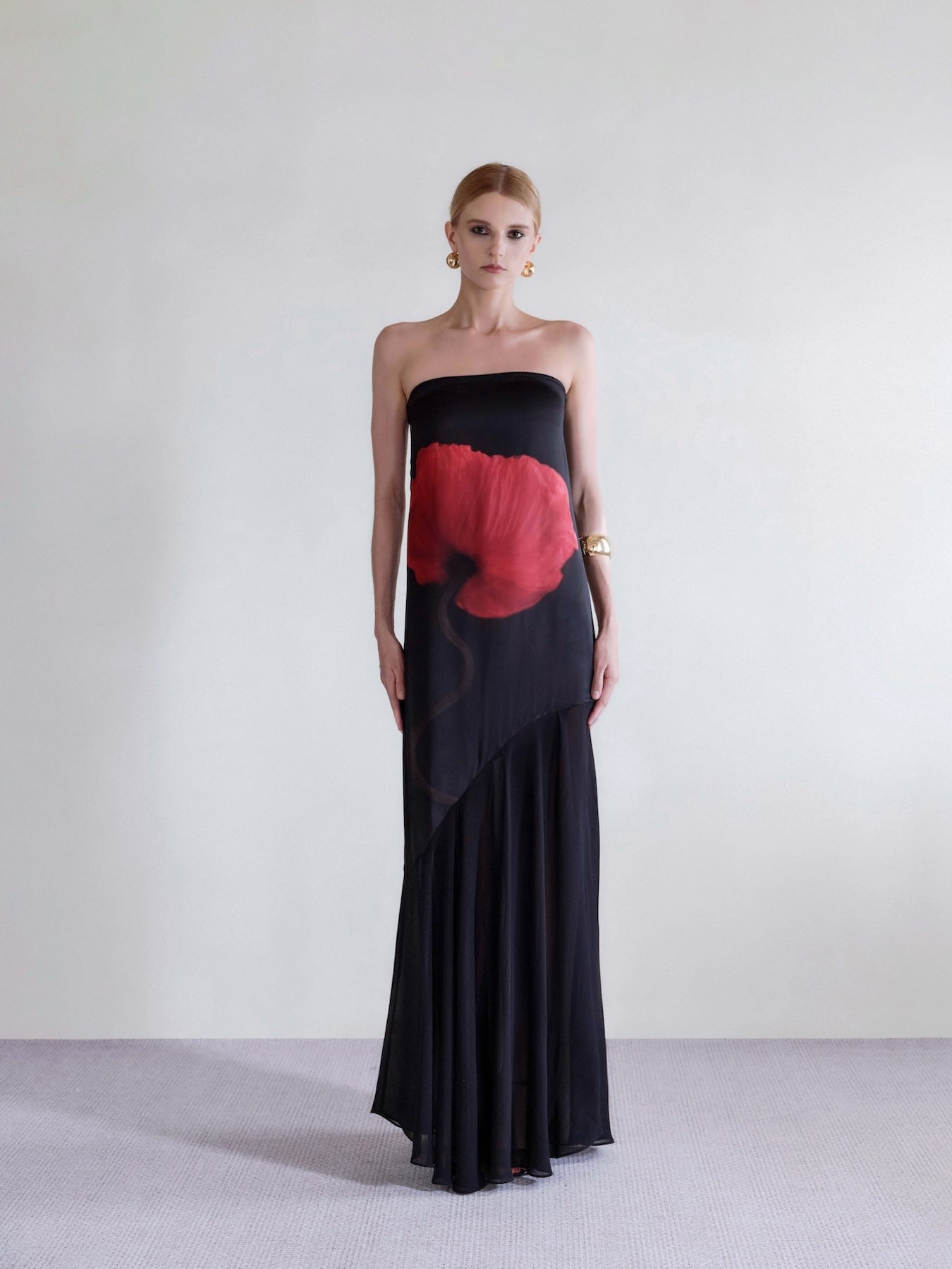 Strapless Oceana Maxi Dress